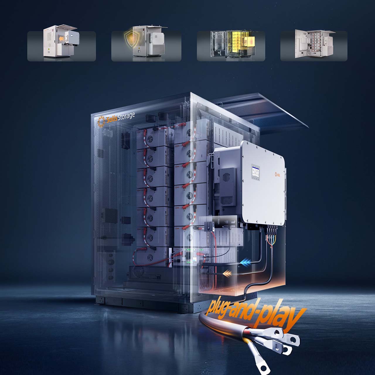 Hệ thống lưu trữ năng lượng BESS Solis Evercore 261kWh 125kW - Ảnh 2
