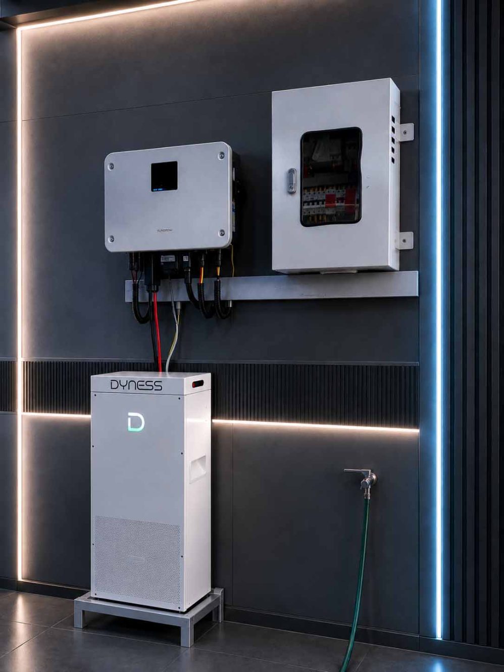 inverter hybrid Sungrow 6kw 1p giao tiếp với Dyness Powerbrick 14.3kwh